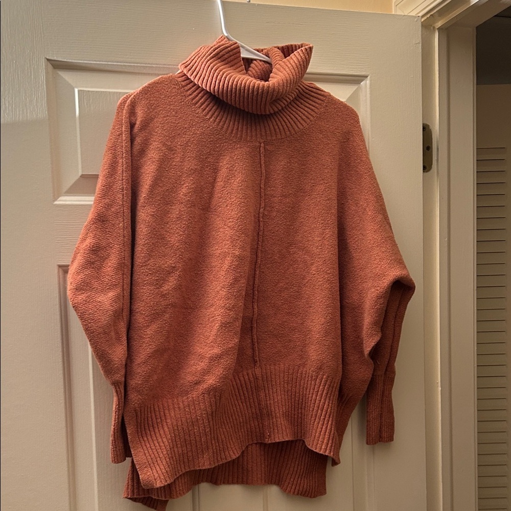 Jessica Simpson Terracotta Cowl Neck Sweater